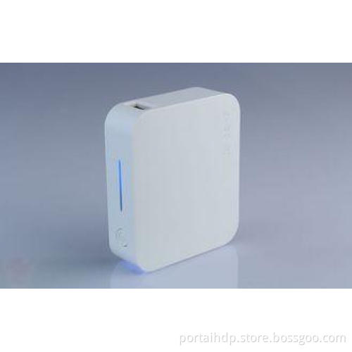 Pure White Portable External Battery Power Bank 4000mAh